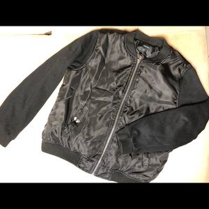 Forever 21 Black Bomber Jacket